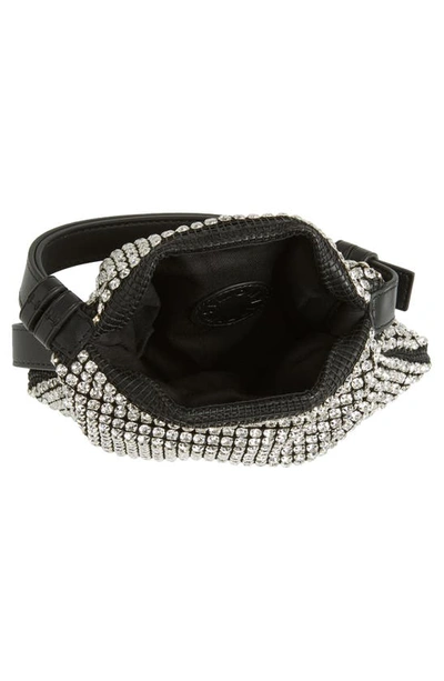 Shop Simon Miller Mini Puffin Bag In Black + Clear Crystal