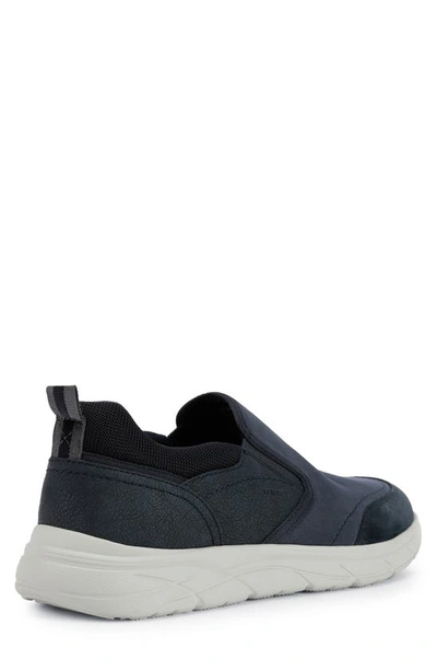 Shop Geox Portello Slip-on Sneaker In Blue