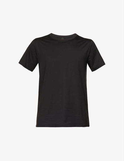 Lululemon Drysense Recycled-stretch Polyester Blend T-shirt In Black