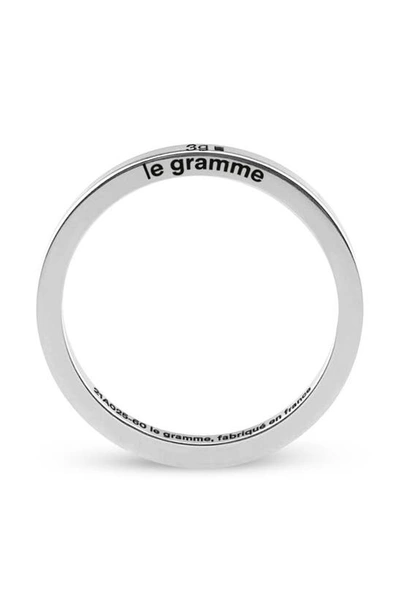 Shop Le Gramme 3g Sterling Silver Band Ring