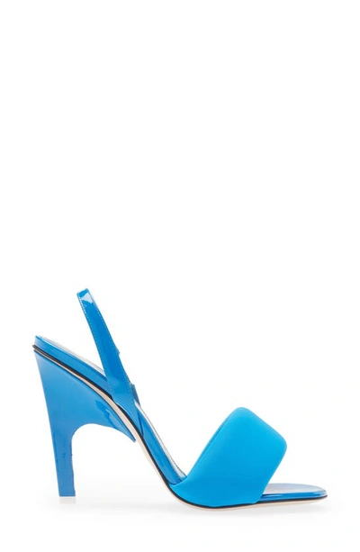 Shop Attico Rem Slingback Sandal In Turquoise