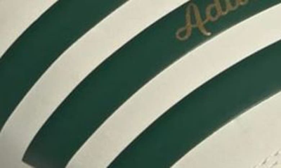 Shop Adidas Originals Adilette Comfort Sport Slide In White/ Green/ Gold