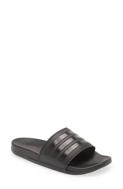 Shop Adidas Originals Gender Inclusive Adilette Comfort Slide Sandal In Black