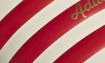 Shop Adidas Originals Adilette Comfort Slide Sandal In Wonder White/ Red/ Gold