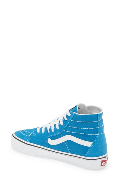 Shop Vans Sk8-hi Tapered Sneaker In Color Theory Mediterranian Bl