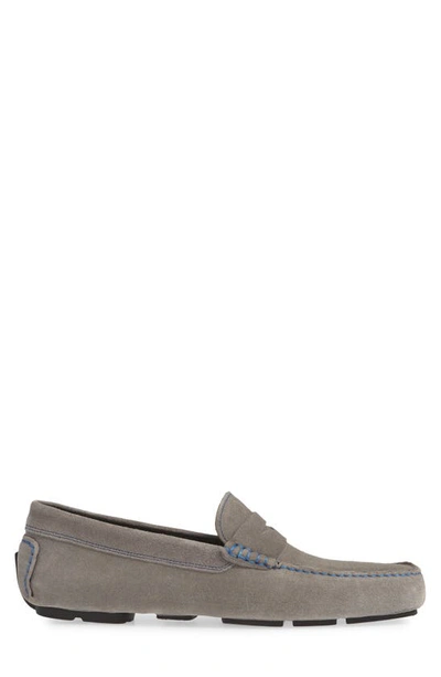 Shop To Boot New York Driving Shoe In Grey Suede