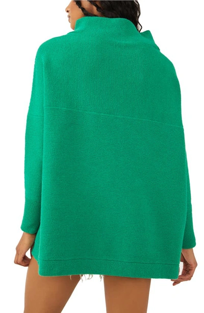 Shop Free People Ottoman Slouchy Tunic In Tennis Green