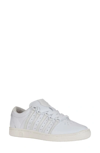 Shop K-swiss The Pro Sneaker In White/white/snow White