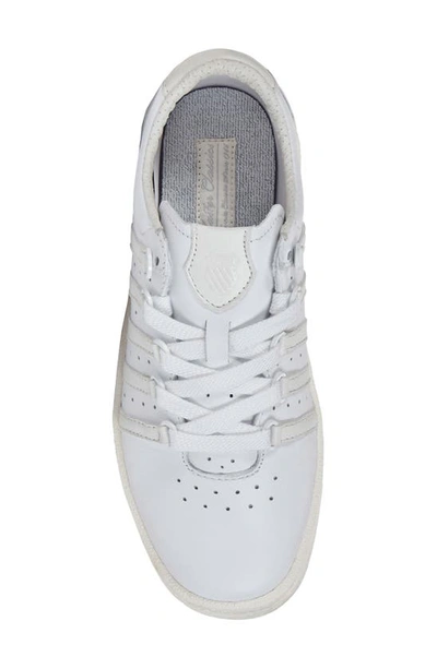 Shop K-swiss The Pro Sneaker In White/white/snow White