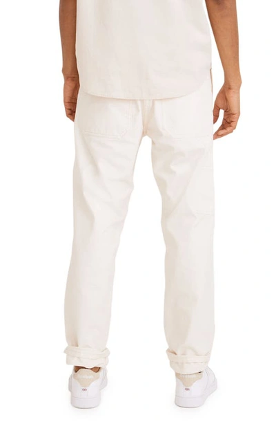 Madewell Relaxed Straight Workwear Pants In Vintage Canvas