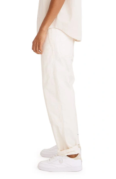Madewell Relaxed Straight Workwear Pants In Vintage Canvas