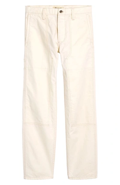 Madewell Relaxed Straight Workwear Pants In Vintage Canvas