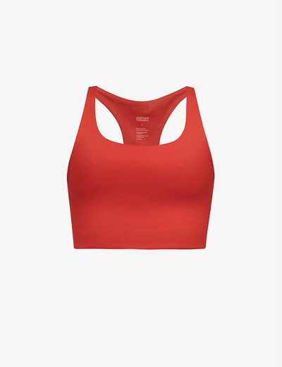 Shop Girlfriend Collective Gc Paloma Bra In Ember