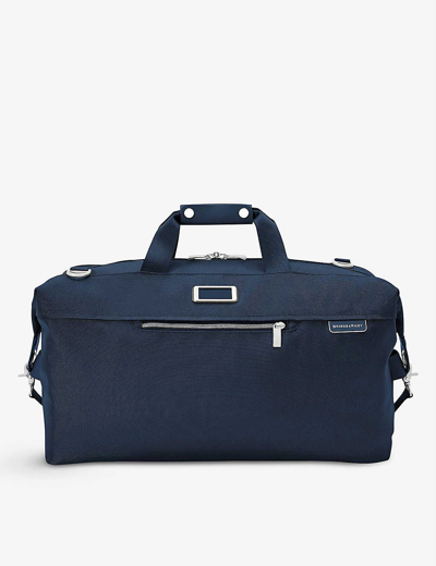 Shop Briggs & Riley Baseline Weekender Nylon Duffle Bag In Navy