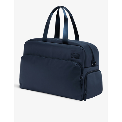 Shop Lipault City Weekender Nylon Weekend Bag In Navy