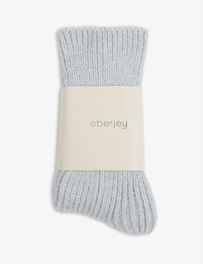Shop Eberjey Womens Gray Dawn Eb The Ribbed Sock