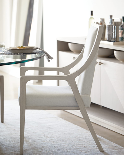 Bernhardt Axiom Cutout Dining Arm Chair (each)