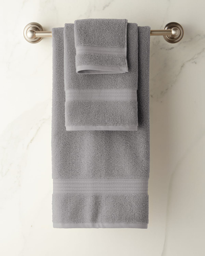 Shop Kassatex Six-piece Essentials Towel Set In Alloy Grey