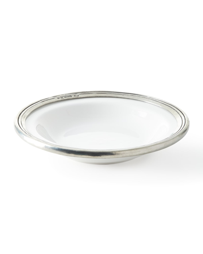 Shop Neiman Marcus Pewter And Ceramic Soup Bowl