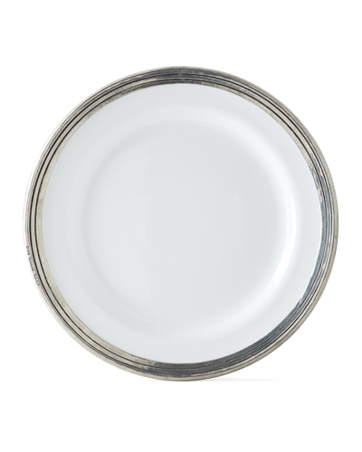 Shop Neiman Marcus Pewter And Ceramic Dinner Plate