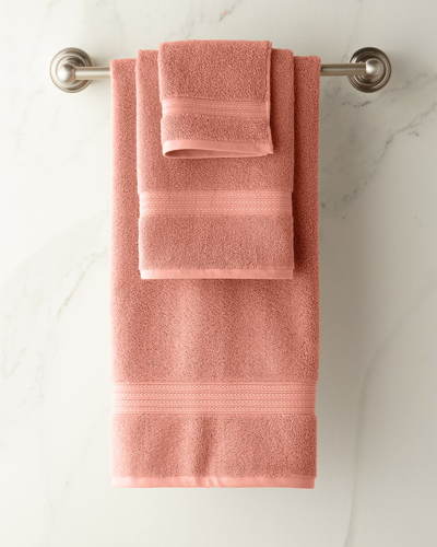 Shop Kassatex Six-piece Essentials Towel Set In Salmon