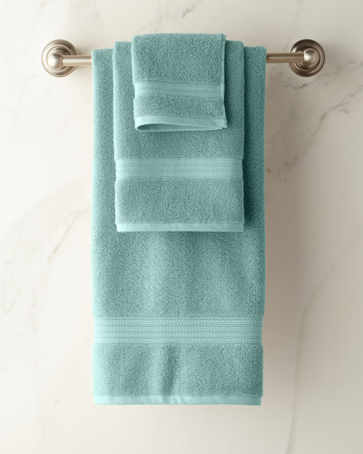 Shop Kassatex Six-piece Essentials Towel Set In Aqua
