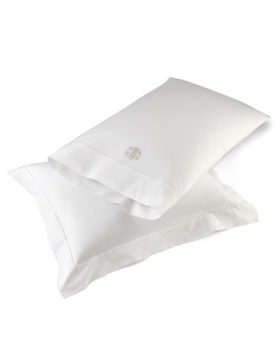 Shop Matouk Positano Hemstitch King Pillowcases In White