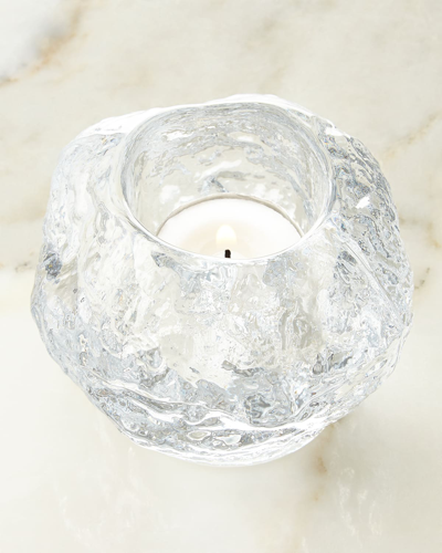 Kosta Boda 'crystal Snowball' Votive Candle Holder In Clear