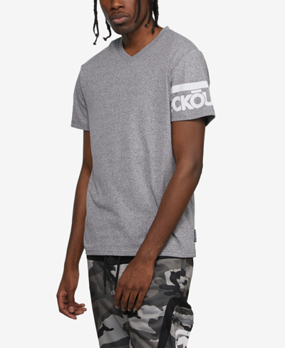 Shop Ecko Unltd Men's Short Sleeve Madison Ave V-neck T-shirt In Black