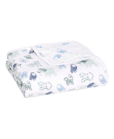 Shop Aden By Aden + Anais Baby Boys Or Baby Girls Time To Dream Blanket In Blue