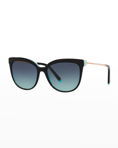 Shop Tiffany & Co Acetate Cat-eye Sunglasses