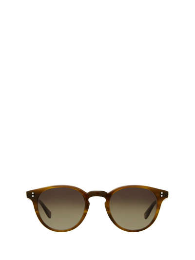 Garrett Leight Clement Sun Saddle Tortoise/pure Brown Sunglasses In Saddle Tortoise/pure Brown