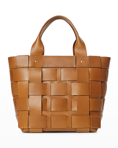 Shop Shinola The Large Bixby Basket Tote Bag In Tan