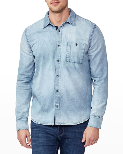 Shop Paige Men's Raymond Soft Chambray Sport Shirt In Dacey