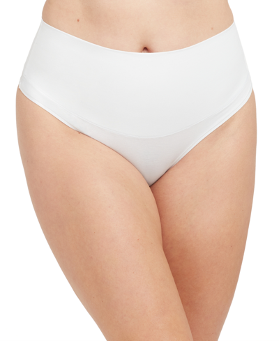 Shop Spanx Cotton Control Thong In White