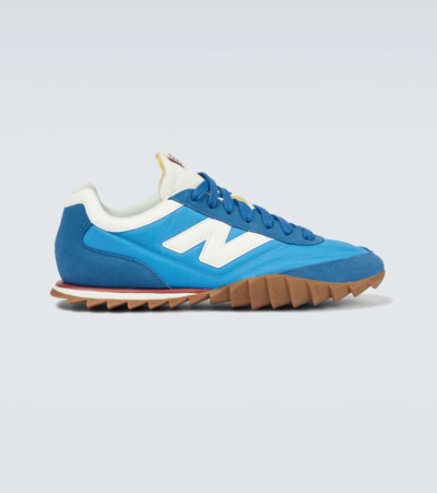 New Balance Rc 30 Suede-trimmed Sneakers In Blue | ModeSens
