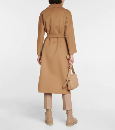 S Max Mara Esturia Virgin Wool Coat In Camel