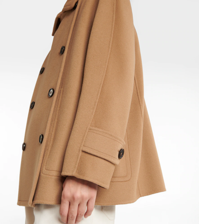 Shop 's Max Mara Fly Double-breasted Jacket In Perfect Camel