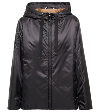 Shop Max Mara Greenh Hooded Jacket In Black