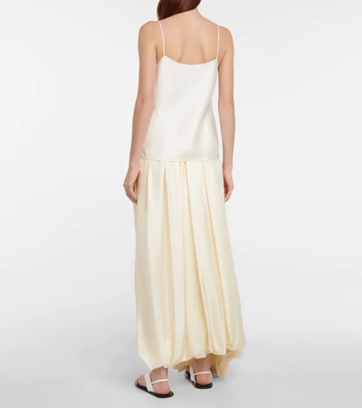 Shop The Row Silk-satin Camisole In White