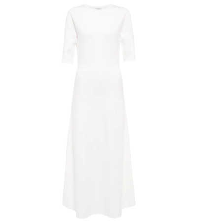 Shop Gabriela Hearst Seymore Wool, Cashmere And Silk Dress In Ivory