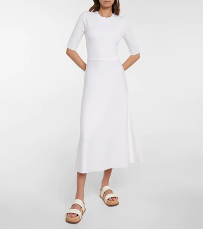 Shop Gabriela Hearst Seymore Wool, Cashmere And Silk Dress In Ivory