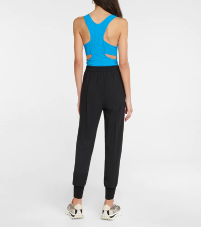 Stella Mccartney Julia High-rise Tapered Pants In Black