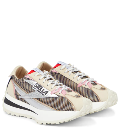 Stella Mccartney Reclypse Lace-up Sneakers In Cream