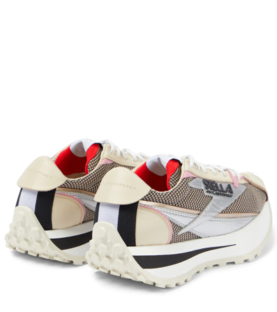 Stella Mccartney Reclypse Lace-up Sneakers In Cream
