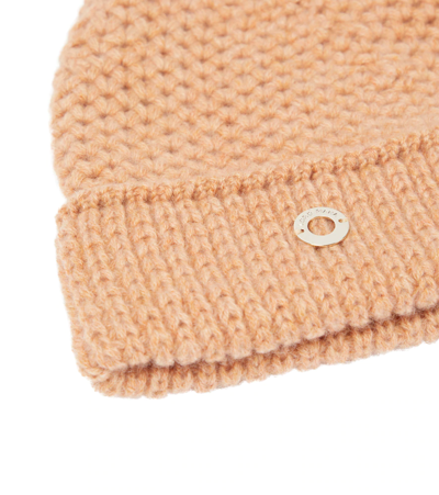 Shop Loro Piana Rougemont Cashmere Beanie In Pink Salt Melange