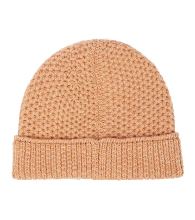 Shop Loro Piana Rougemont Cashmere Beanie In Pink Salt Melange