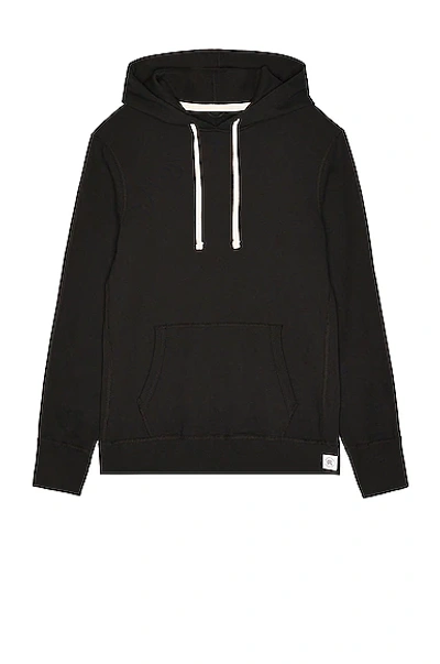 Reigning Champ Mid Weight Terry Pullover Hoodie In Black