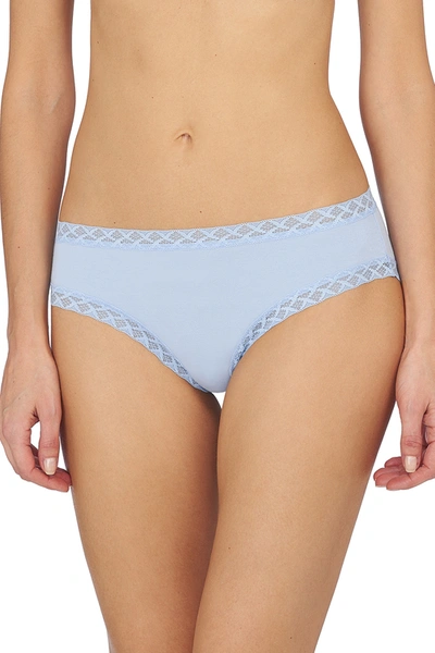 Shop Natori Bliss Girl Comfortable Brief Panty Underwear With Lace Trim In Paradise