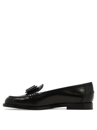 Shop Ferragamo "vivaldo" Loafers In Black  